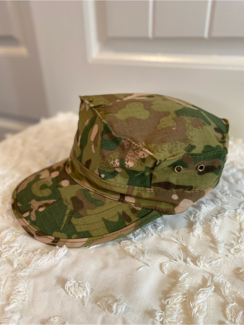 Source Unknown Men's Camouflage Field Cap - Green Multicam